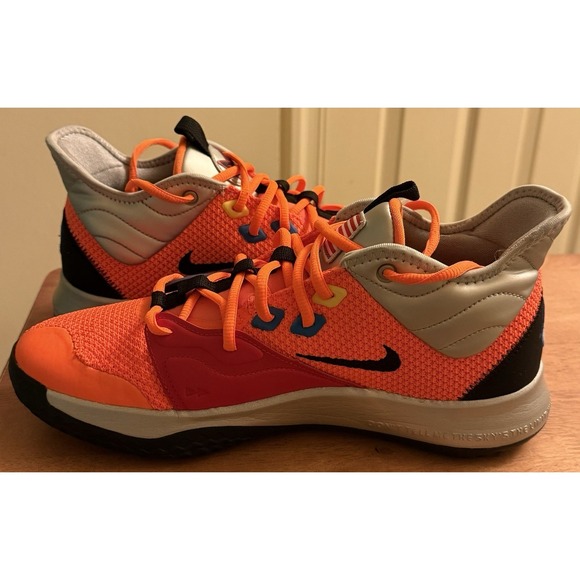Nike PG 3 Nasa Armstrong Building 703 2019 Size 10.5 Paul George Authentic‎ EUC main image 12